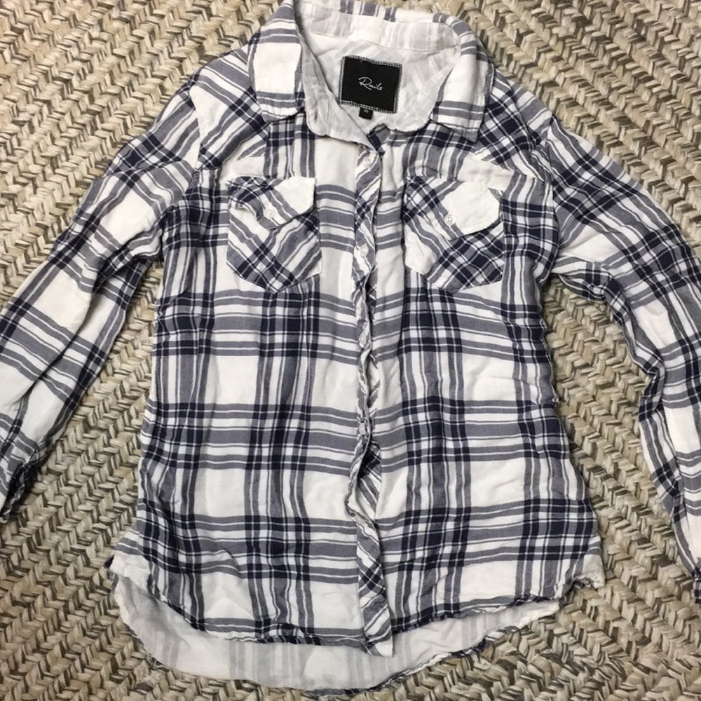 Rails button down